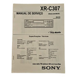 Manual De Serviço Do Som Toca Fita Sony Xr C307 Automotivo