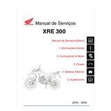Manual De Serviço Honda Xre 300 Abs 2016 2023