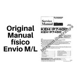 Manual De Serviço Pioneer Keh p7400 Uc