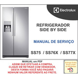 Manual De Serviço Refrigerador Electrolux Ss75 Ss76 Ss77