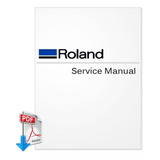 Manual De Serviço Roland Sp300v