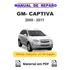 Manual De Serviços E Reparações Gm Captiva 2008 2017