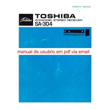 Manual De Usuário Toshiba Sa304 Sa