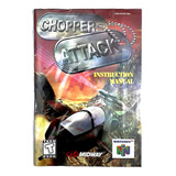 Manual Do Jogo Chopper Attack Nintendo 64 
