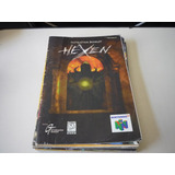 Manual Do Jogo Hexen - Original N64