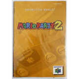 Manual Do Jogo Mario Party 2 Nintendo 64 
