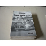 Manual Do Jogo Super Monaco Gp Game Gear