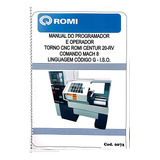 Manual Do Progr Operador Torno Cnc Romi Centur 20 rv Cod0072