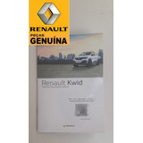 Manual Do Proprietário Do Renault Kwid Original 1 0 12v Novo