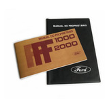 Manual Do Proprietário Ford F1000 F2000 + Capa