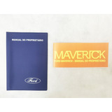 Manual Do Proprietário Ford Maverick 1977 Capa E Brinde