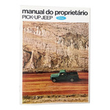 Manual Do Proprietario Ford Pickup Jeep 1969 + Brinde