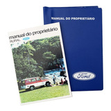 Manual Do Proprietario Ford Rural Maio 1969 + Capa