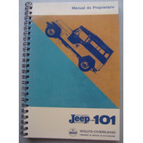 Manual Do Proprietário Jeep Willys 1965 - Modelo 101