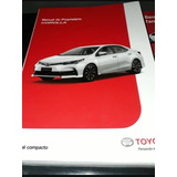 Manual Do Proprietário Toyota Corolla 2018