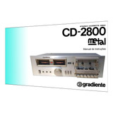 Manual Do Tape Deck Gradiente Cd 2800 cópia 