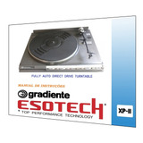 Manual Do Toca Discos