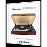 Manual Do Tocadisco Garrard