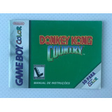 Manual Donkey Kong Country Game Boy