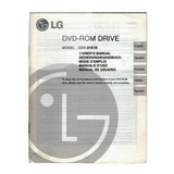 Manual Dvd Rom Drive LG Antigo Modelo Grd-8161b