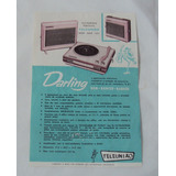 Manual Eletrofone Portátil Teleunião Darling Mmp 1000