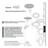 Manual Em Português Roland Td 4