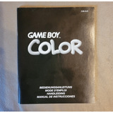 Manual Game Boy Color Original europeu 