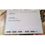 Manual Impresso Em Português Receiver Denon Avr S650h