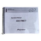 Manual Instruçoes Disqueteira Pioneer Cdx fm677