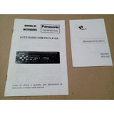 Manual Instruções Panasonic A Rádio Cd Player Cq dp930 940