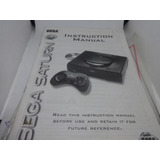 Manual Instruction Original Sega Saturn Americano