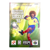 Manual International Superstar Soccer 98 Msa Nintendo 64 