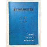 Manual Manutenção Proprietário Lambretta Li 1971 S150 X175
