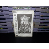 Manual Night Warriors Darkstalkers Sega Saturn Original 