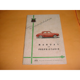 Manual Original Renault Dauphine