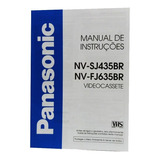 Manual Original Vídeo Cassete Panasonic Nvsj435br