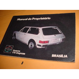 Manual Original Volkswagen Brasilia 1975 75 Excelente