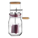 Manual Pequeno Do Butter Churner Kilner Para Creme De Leite