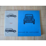 Manual Proprietário Dkw Vemaguet 1965 Original E Impecável