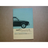 Manual Proprietario Renault Dauphine