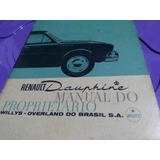 Manual Proprietario Renault Dauphine
