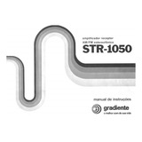 Manual Receiver Gradiente Str 1050