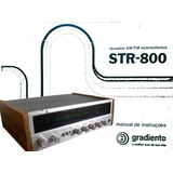 Manual Receiver Gradiente Str-800 - Cópia Digital - 19 Pags.