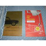 Manual Renault Dauphine Tabela