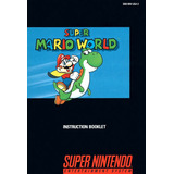 Manual Reposição Super Mario World Snes Super Nintendo