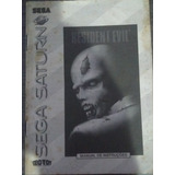 Manual Resident Evil Sega Saturn