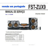 Manual Serviço Completo Sony Hcd zux9 Fst C Esquema Elétrico
