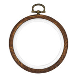 Mão Bordado Arco Ponto Cruz Quadro De Bambu Círculo Diy