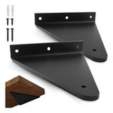 Mão Francesa 10cm Invisível Suporte Triangular Prateleira