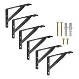 Mão Francesa 40 Cm 6 Pcs Suporte Cantoneira Para Prateleira